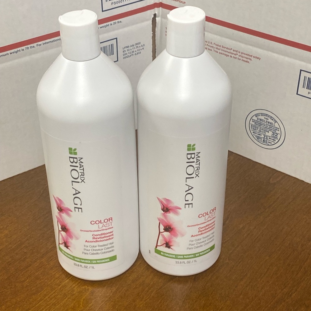 LOT OF 2 Matrix Biolage Color Last conditioner 33 Oz each
